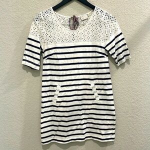 Beach top with nautical design in XS
